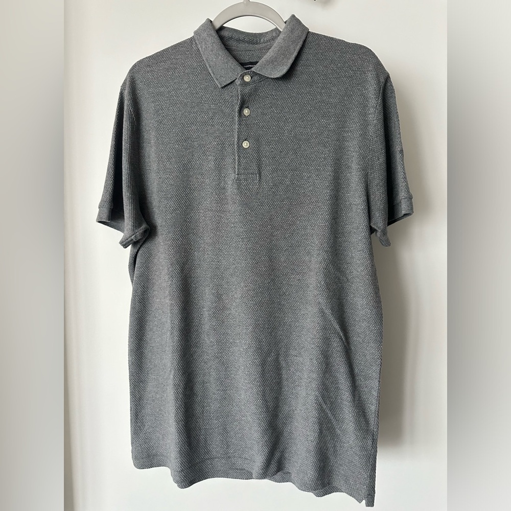 French Connection Charcoal Polo Shirt